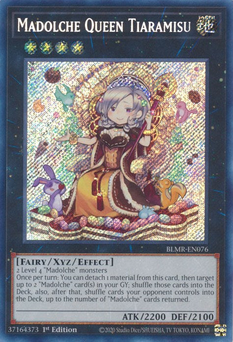 Madolche Queen Tiaramisu [BLMR-EN076] Secret Rare | Total Play