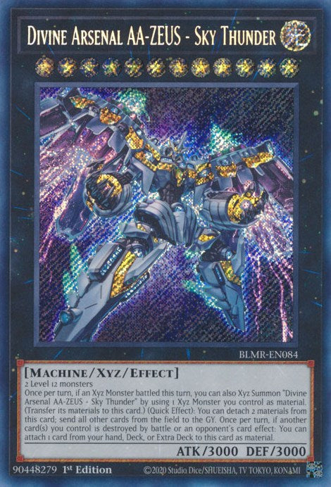 Divine Arsenal AA-ZEUS - Sky Thunder [BLMR-EN084] Secret Rare | Total Play