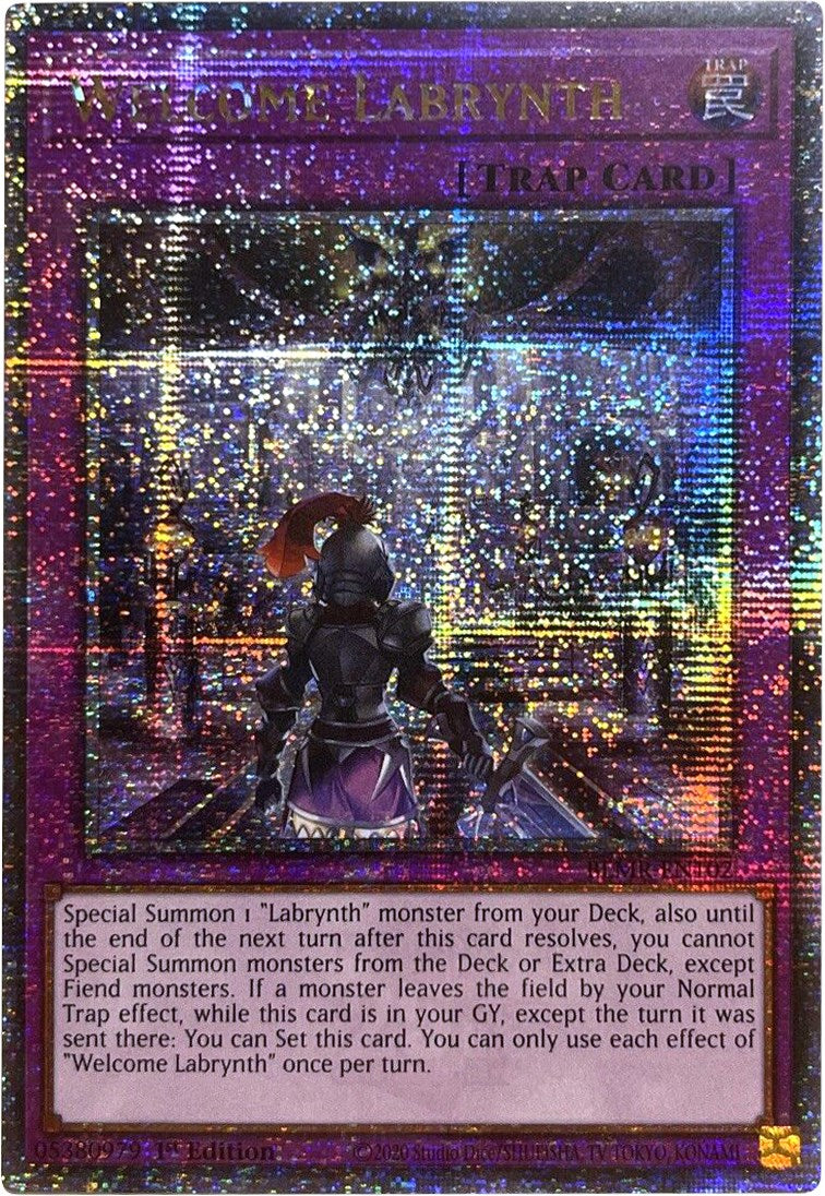 Welcome Labrynth [BLMR-EN102] Quarter Century Secret Rare | Total Play