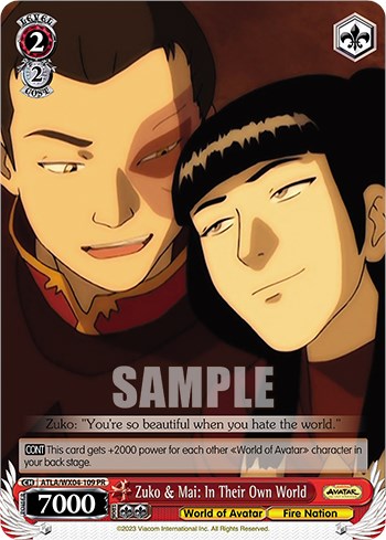 Zuko & Mai: In Their Own World [Avatar: The Last Airbender] | Total Play