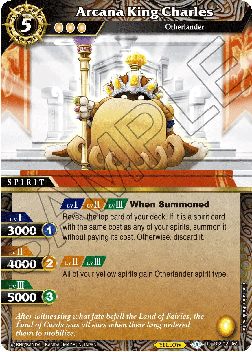 Arcana King Charles (BSS02-062) [False Gods] | Total Play