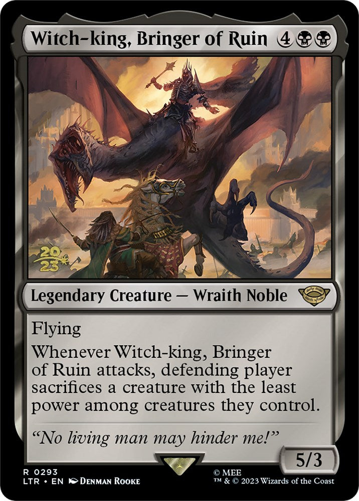 Witch-king, Bringer of Ruin [The Lord of the Rings: Tales of Middle-Earth Prerelease Promos] | Total Play