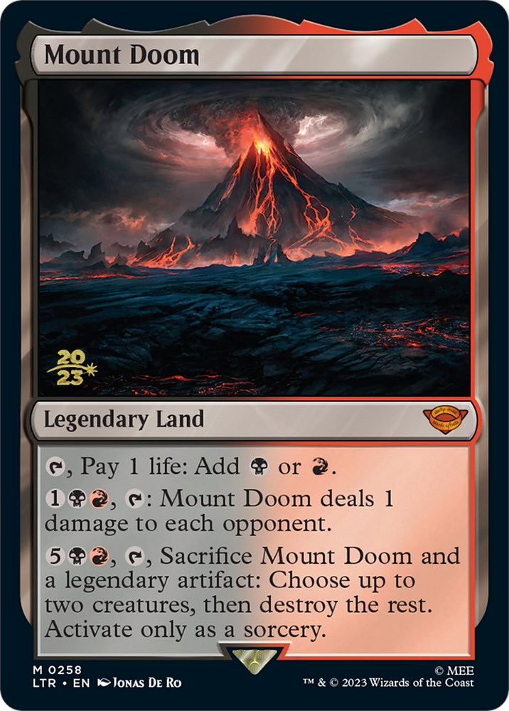 Mount Doom [The Lord of the Rings: Tales of Middle-Earth Prerelease Promos] | Total Play