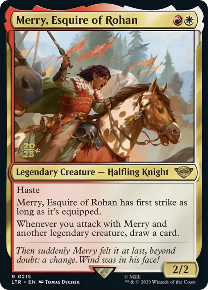 Merry, Esquire of Rohan [The Lord of the Rings: Tales of Middle-Earth Prerelease Promos] | Total Play