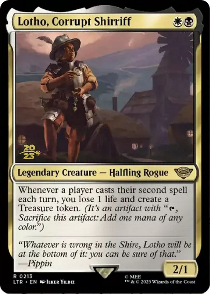 Lotho, Corrupt Shirriff [The Lord of the Rings: Tales of Middle-Earth Prerelease Promos] | Total Play