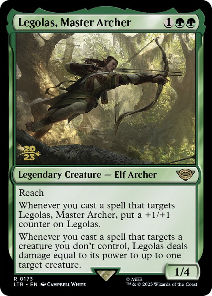 Legolas, Master Archer [The Lord of the Rings: Tales of Middle-Earth Prerelease Promos] | Total Play