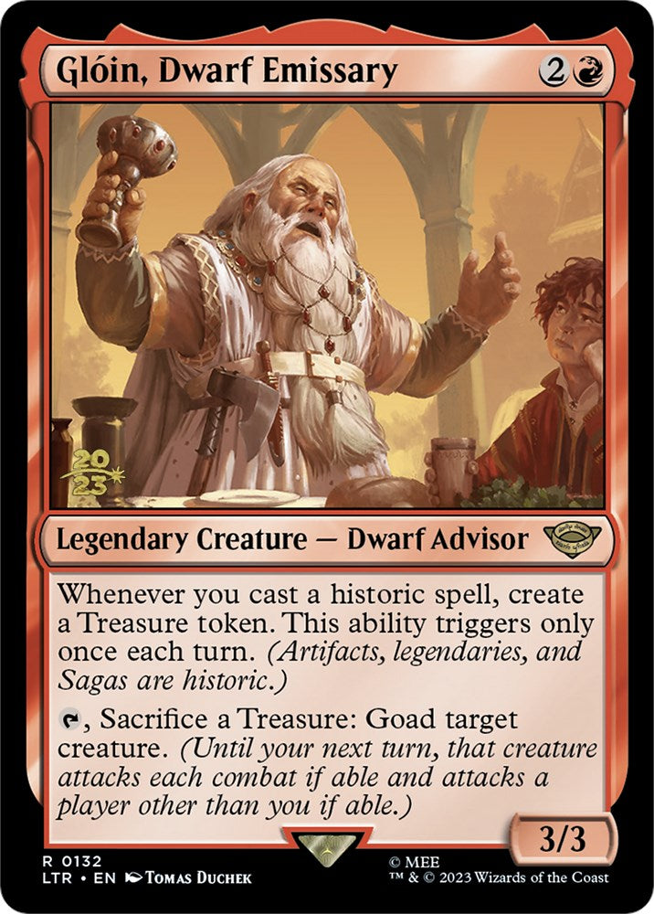 Gloin, Dwarf Emissary [The Lord of the Rings: Tales of Middle-Earth Prerelease Promos] | Total Play