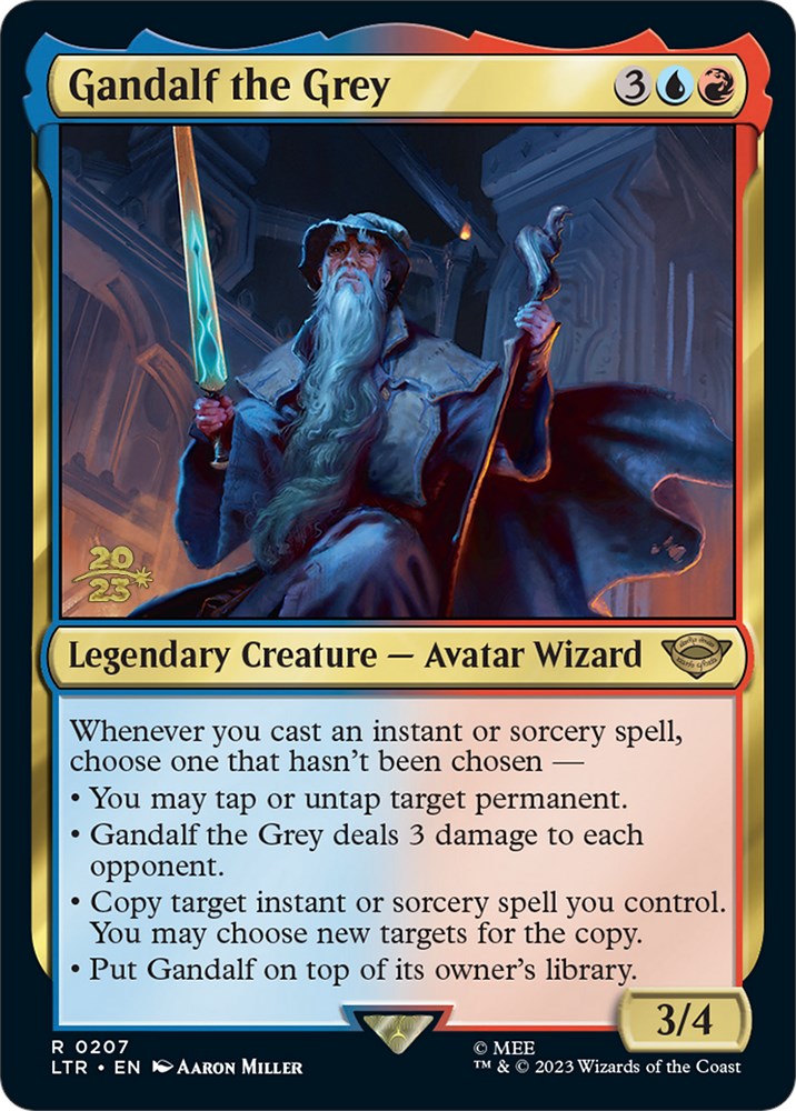 Gandalf the Grey [The Lord of the Rings: Tales of Middle-Earth Prerelease Promos] | Total Play