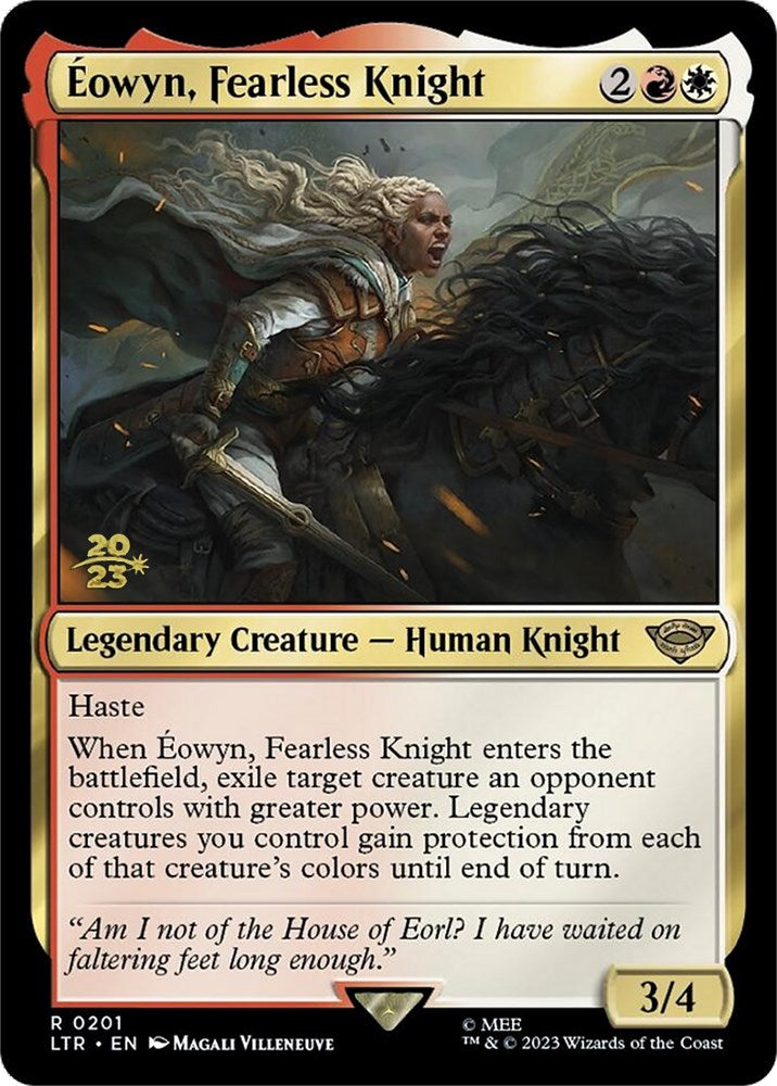 Eowyn, Fearless Knight [The Lord of the Rings: Tales of Middle-Earth Prerelease Promos] | Total Play