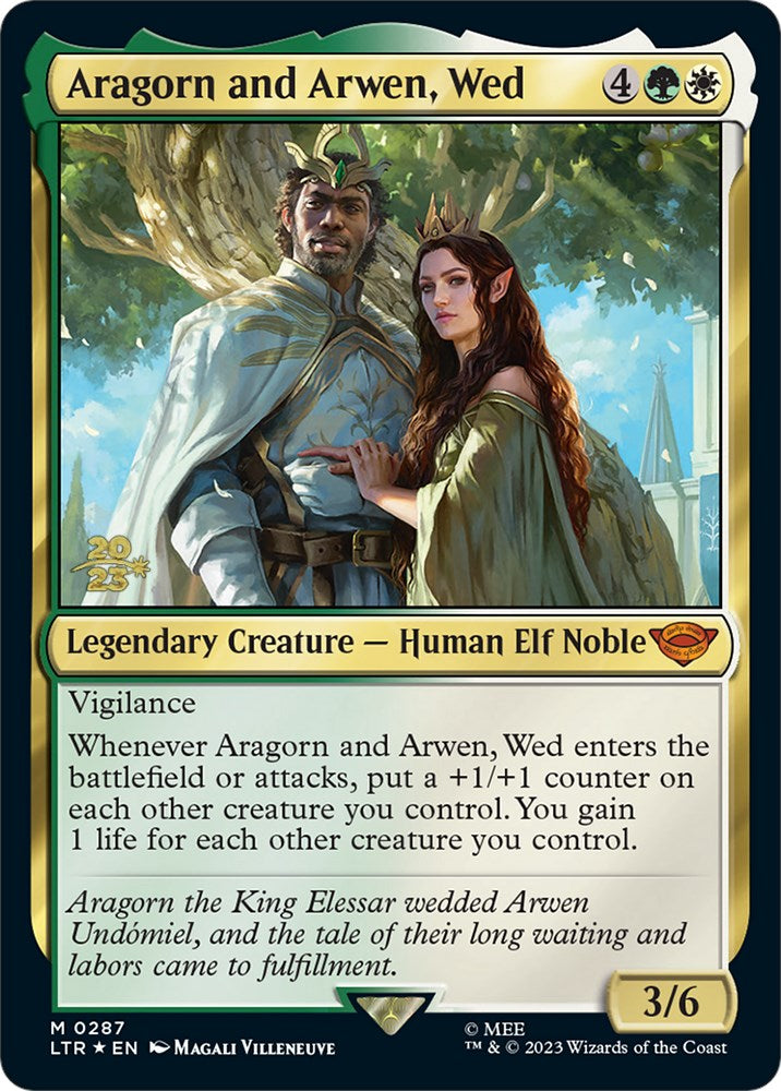 Aragorn and Arwen, Wed [The Lord of the Rings: Tales of Middle-Earth Prerelease Promos] | Total Play