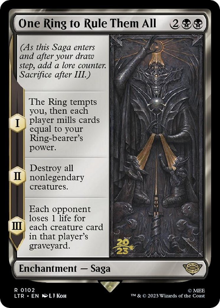 One Ring to Rule Them All [The Lord of the Rings: Tales of Middle-Earth Prerelease Promos] | Total Play