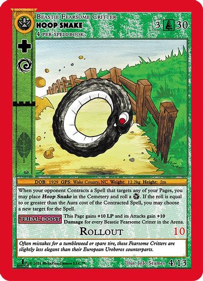Hoop Snake [Cryptid Nation: First Edition Dungavenhooter Deck] | Total Play