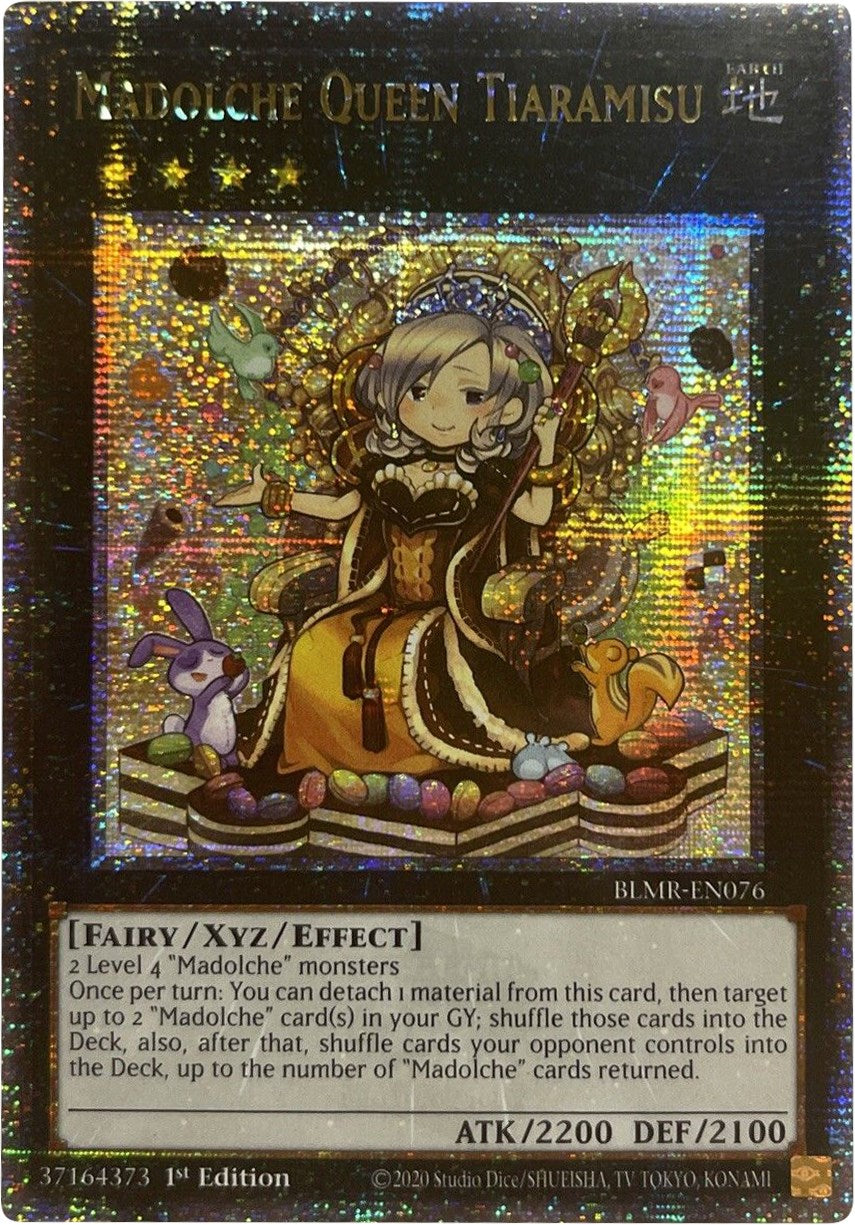 Madolche Queen Tiaramisu [BLMR-EN076] Quarter Century Secret Rare | Total Play