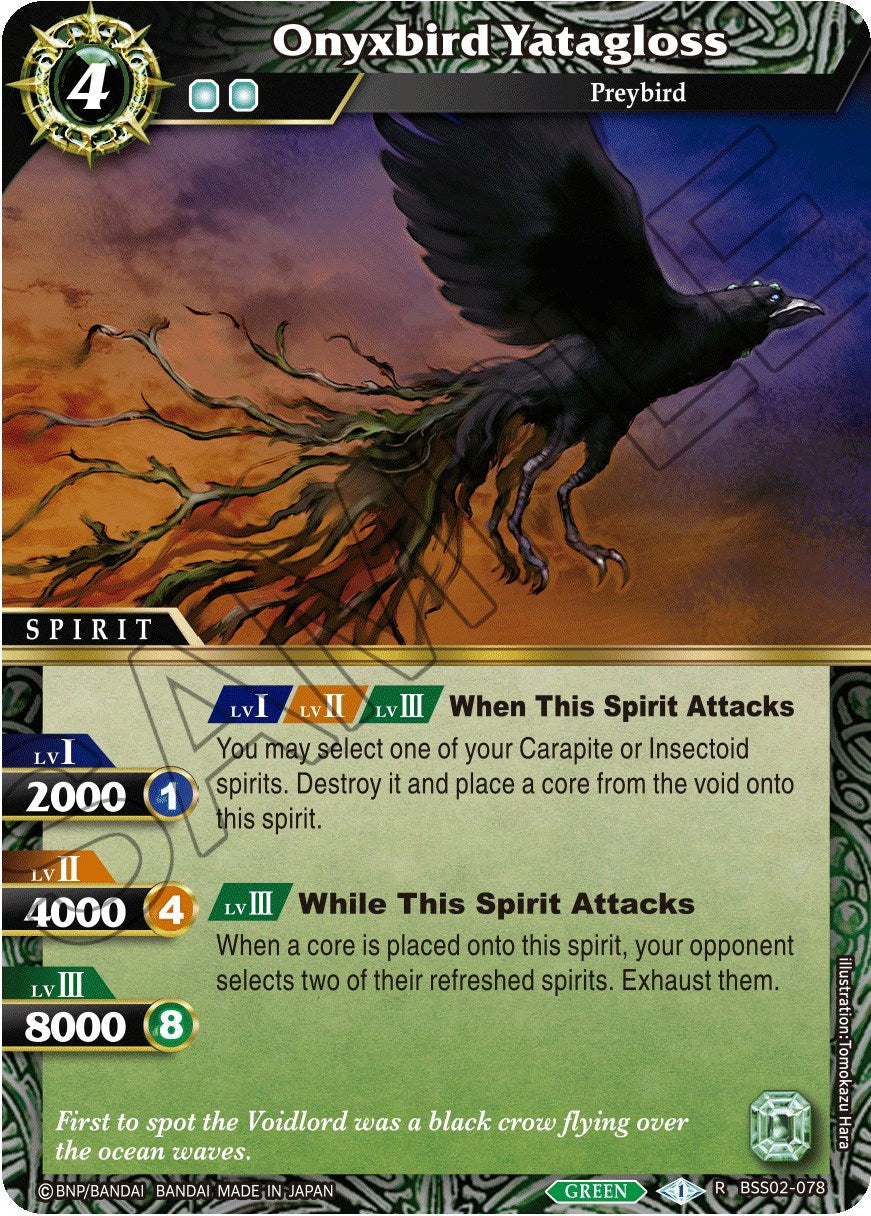 Onyxbird Yatagloss (BSS02-078) [False Gods] | Total Play