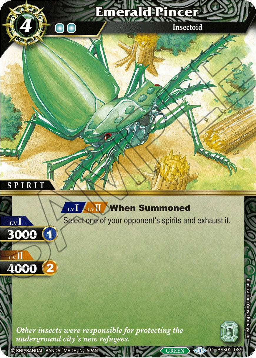 Emerald Pincer (BSS02-089) [False Gods] | Total Play