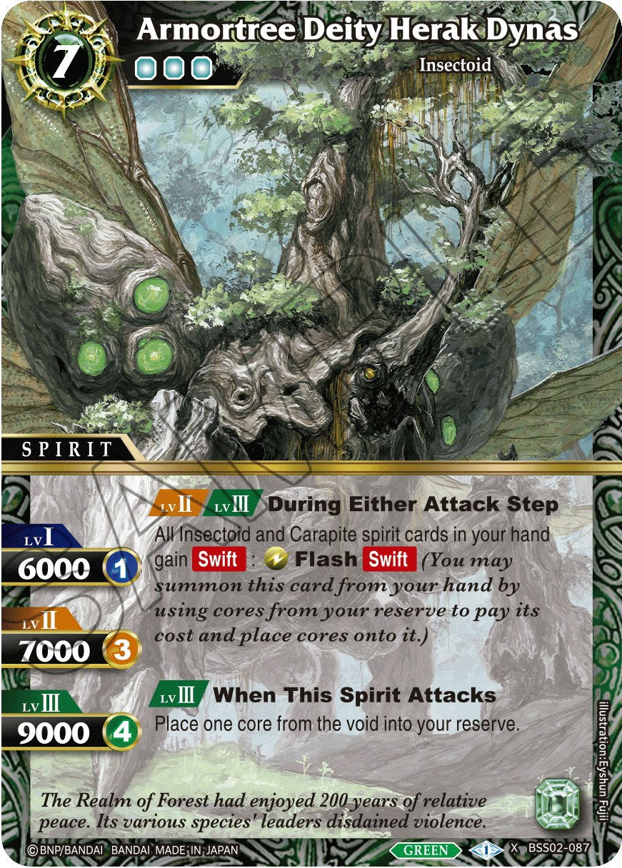 Armortree Deity Herak Dynas (BSS02-087) [False Gods] | Total Play