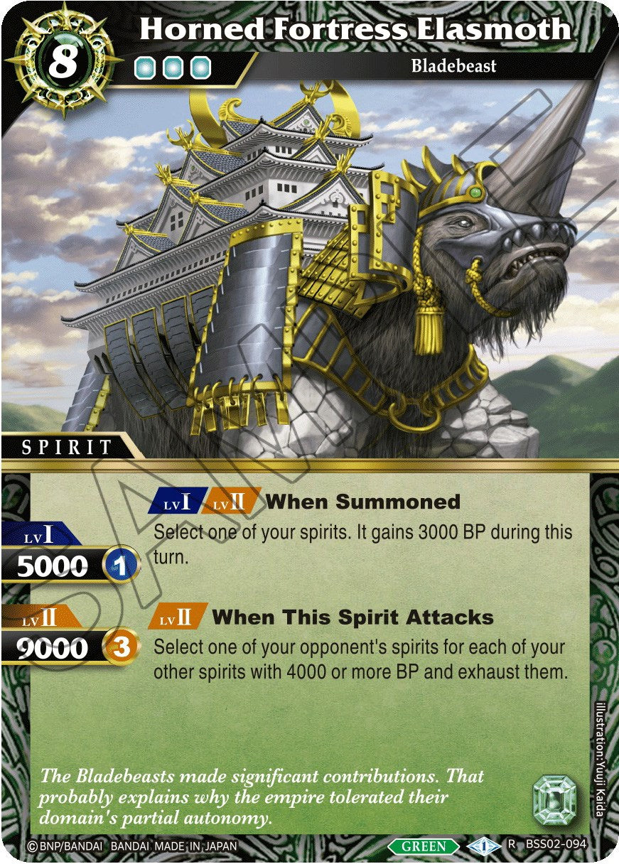 Horned Fortress Elasmoth (BSS02-094) [False Gods] | Total Play