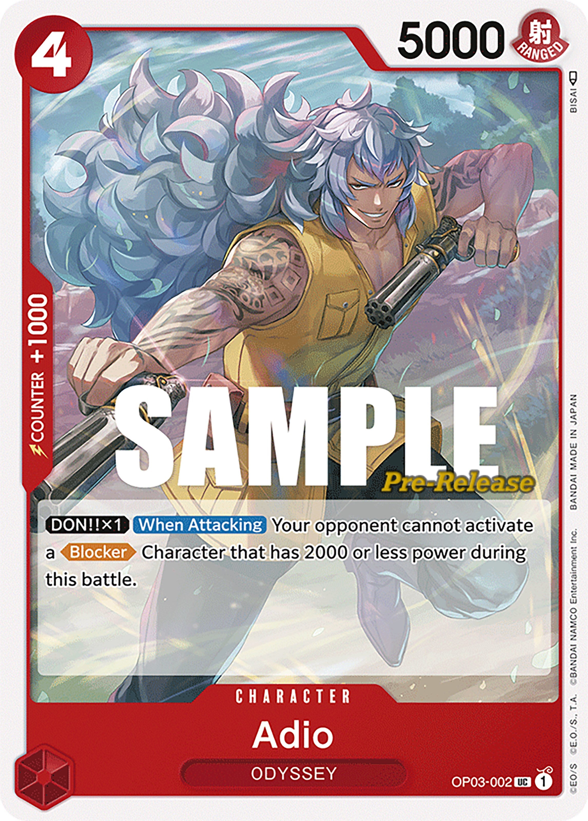 Adio [Pillars of Strength Pre-Release Cards] | Total Play