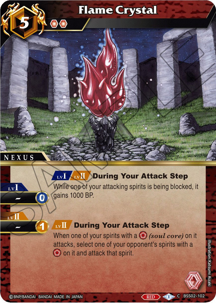 Flame Crystal (BSS02-102) [False Gods] | Total Play