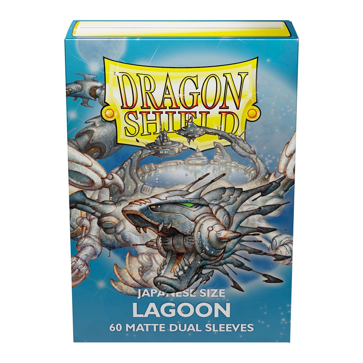 Dragon Shield: Japanese Size 60ct Sleeves - Lagoon (Dual Matte) | Total Play