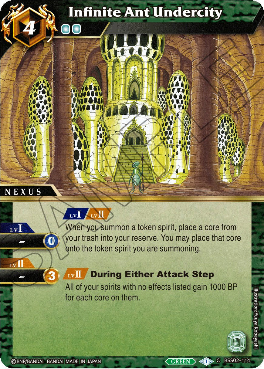 Infinite Ant Undercity (BSS02-114) [False Gods] | Total Play