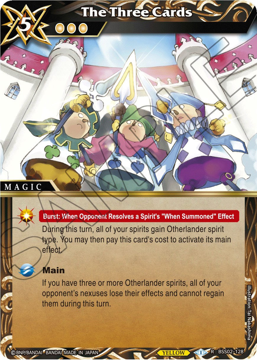 The Three Cards (BSS02-128) [False Gods] | Total Play