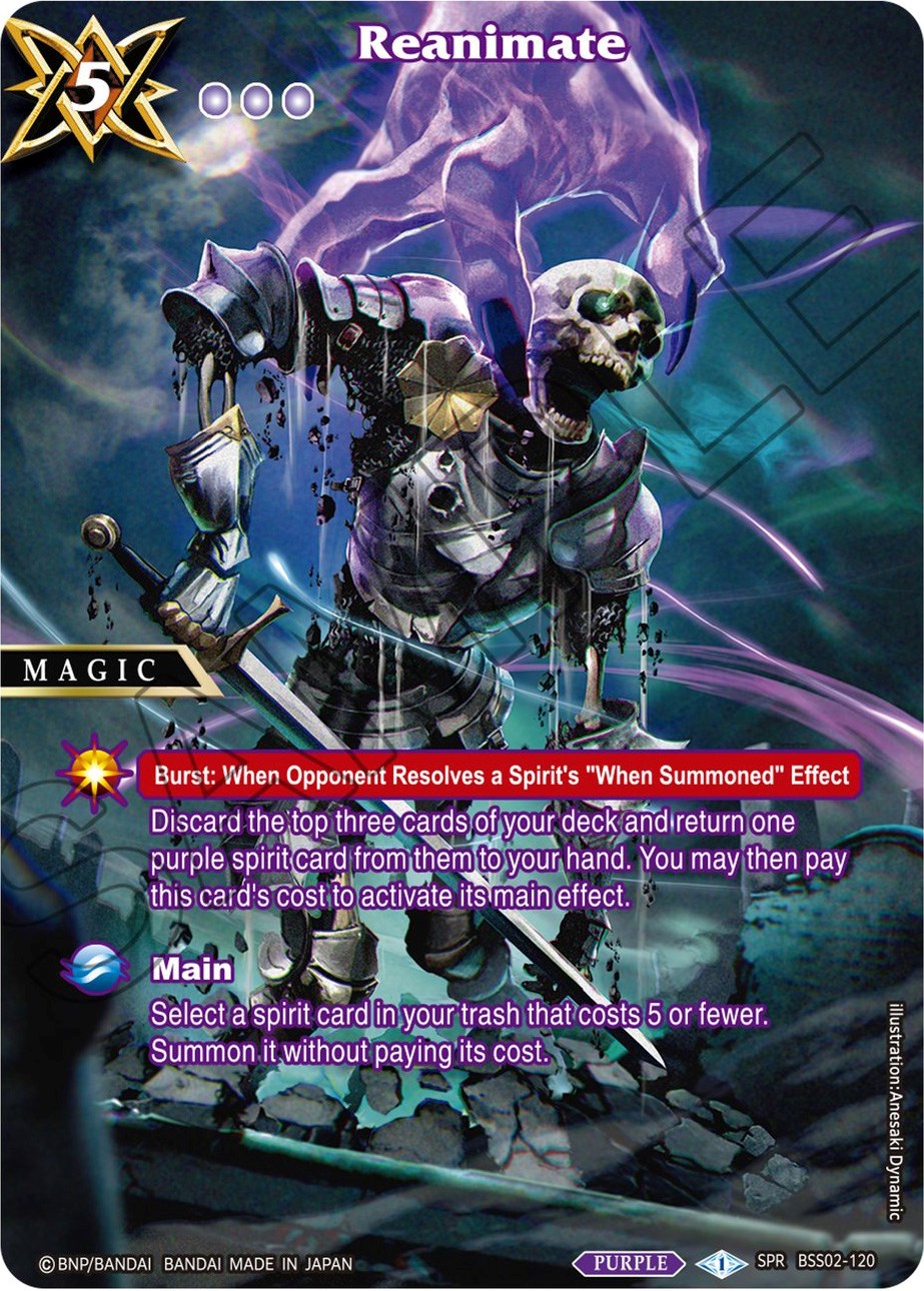 Reanimate (Special Rare) (BSS02-120) [False Gods] | Total Play