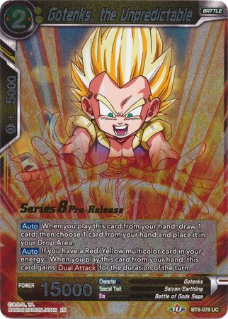 Gotenks, the Unpredictable (BT8-078_PR) [Malicious Machinations Prerelease Promos] | Total Play