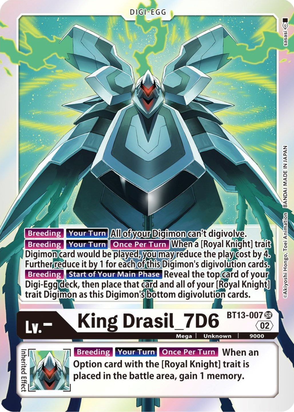 King Drasil_7D6 [BT13-007] [Versus Royal Knights Booster] | Total Play