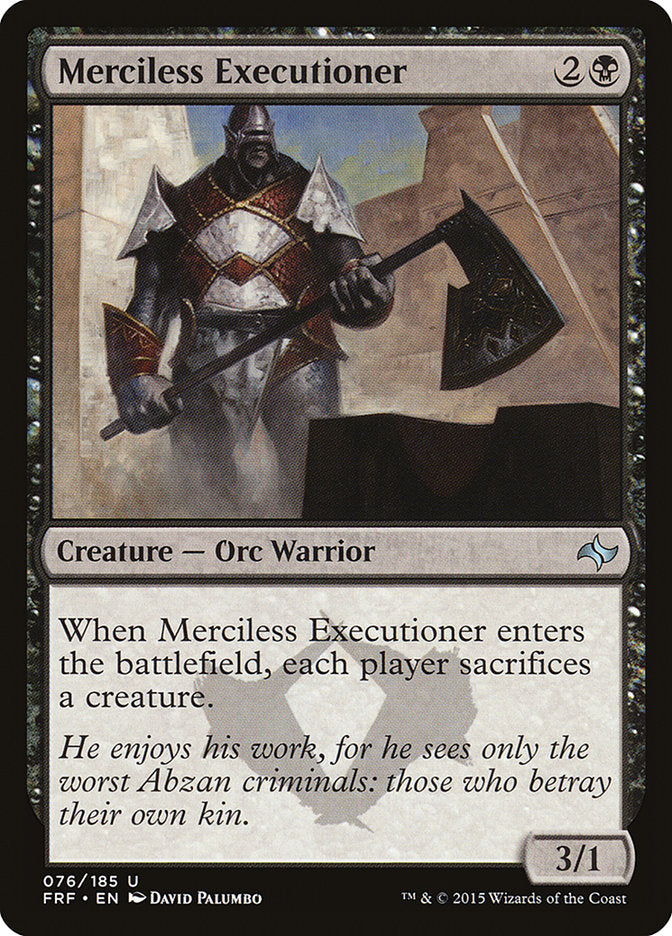 Merciless Executioner [Fate Reforged] | Total Play