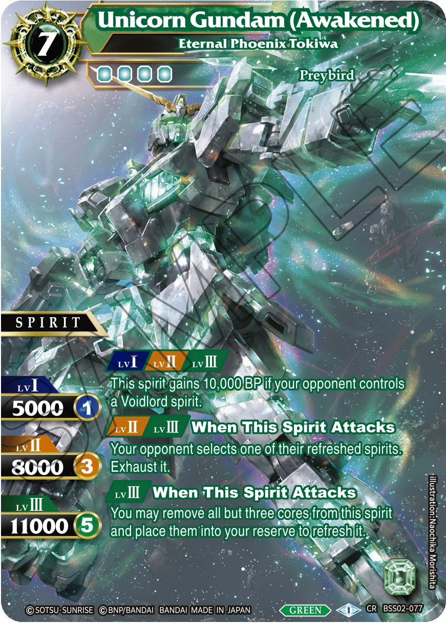 Unicorn Gundam (Awakened) - Eternal Phoenix Tokiwa (BSS02-077) [False Gods] | Total Play