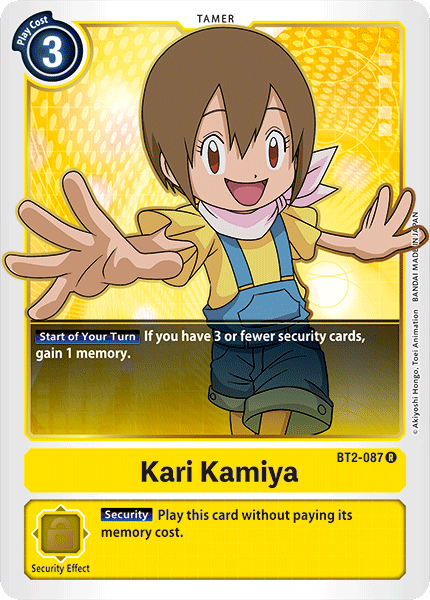 Kari Kamiya [BT2-087] [Release Special Booster Ver.1.0] | Total Play