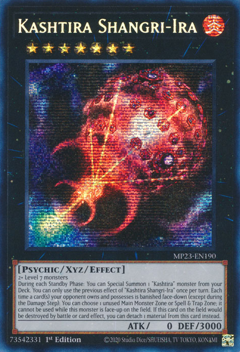 Kashtira Shangri-Ira [MP23-EN190] Prismatic Secret Rare | Total Play