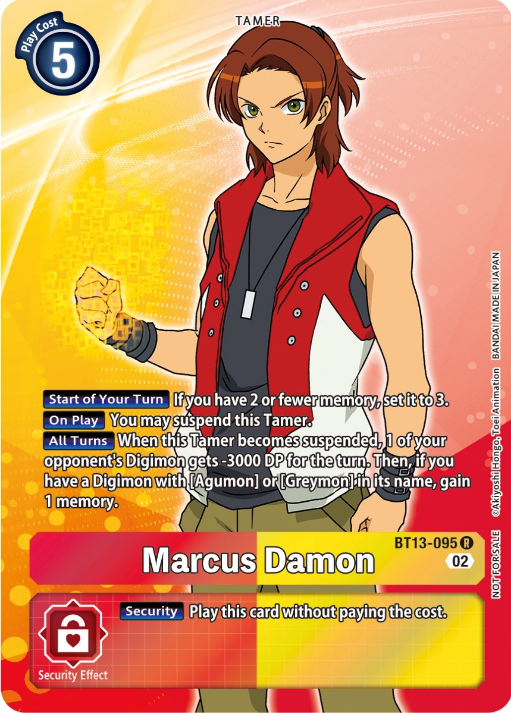 Marcus Damon [BT13-095] (Box Topper) [Versus Royal Knights Booster] | Total Play