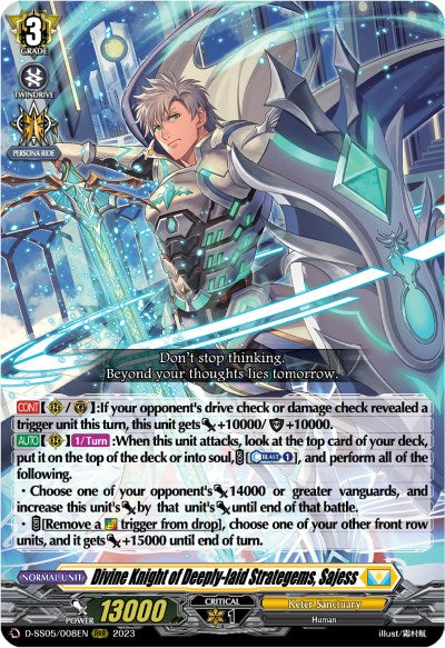 Divine Knight of Deeply-laid Strategems, Sajess (D-SS05/008EN) [D-SS05: Festival Booster 2023] | Total Play