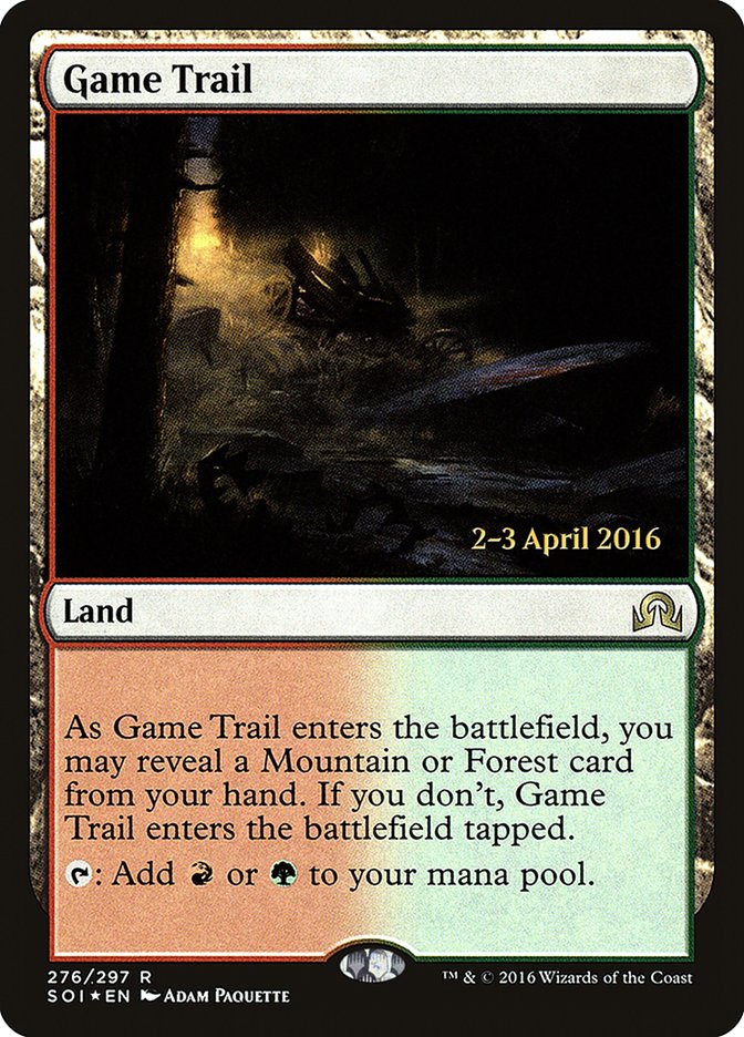Game Trail [Shadows over Innistrad Prerelease Promos] | Total Play