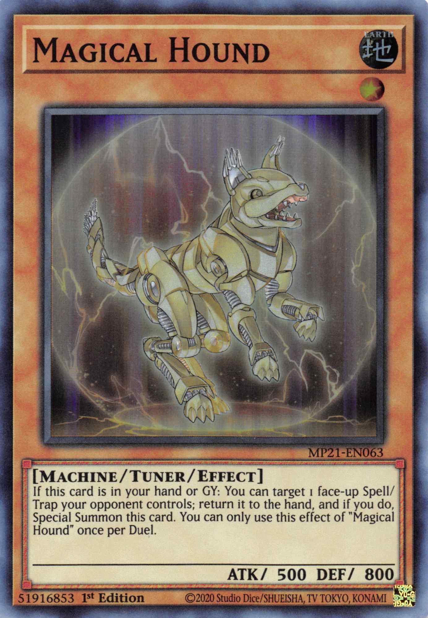 Magical Hound [MP21-EN063] Super Rare | Total Play