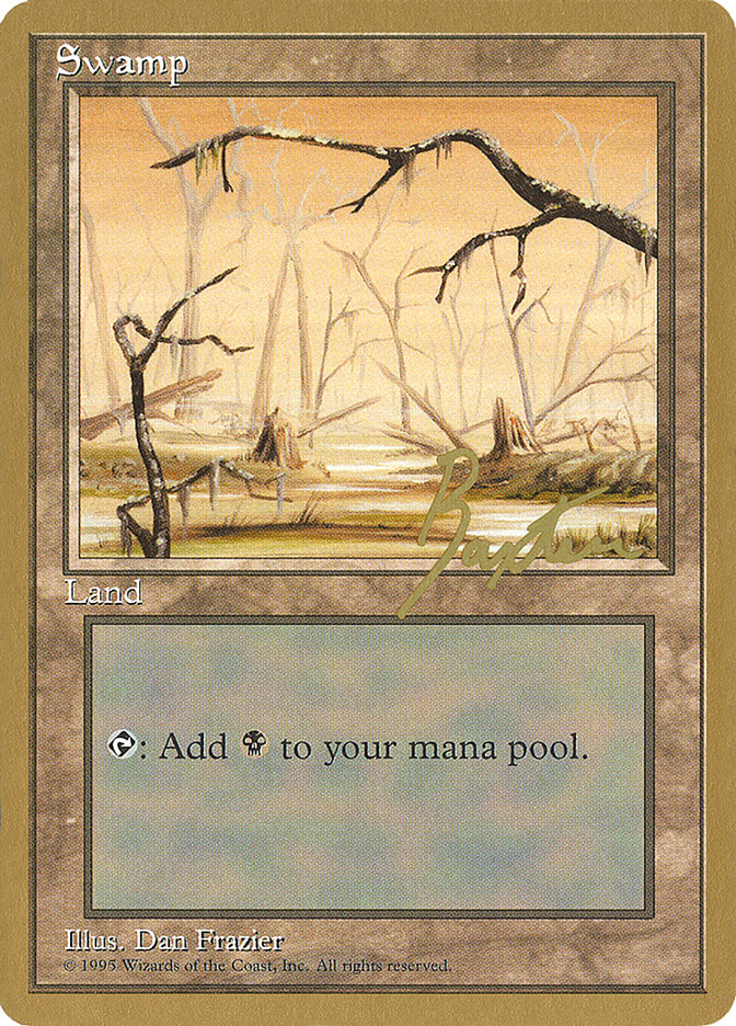 Swamp (gb370) (George Baxter) [Pro Tour Collector Set] | Total Play