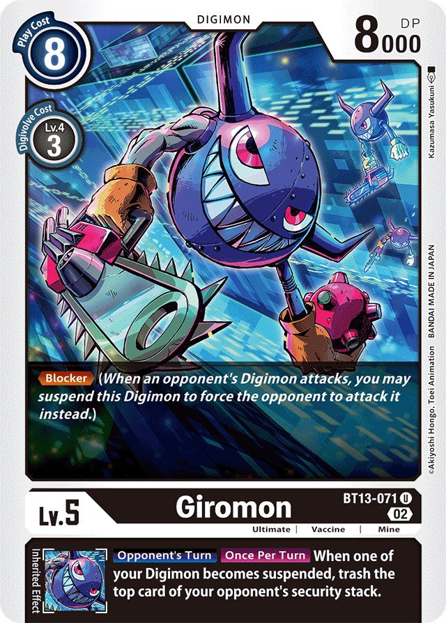 Giromon [BT13-071] [Versus Royal Knights Booster] | Total Play
