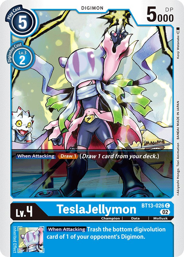 TeslaJellymon [BT13-026] [Versus Royal Knights Booster] | Total Play