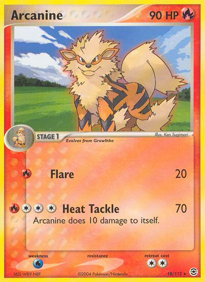 Arcanine (18/112) [EX: FireRed & LeafGreen] | Total Play