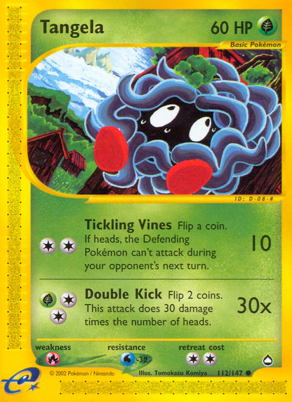 Tangela (112/147) [Aquapolis] | Total Play