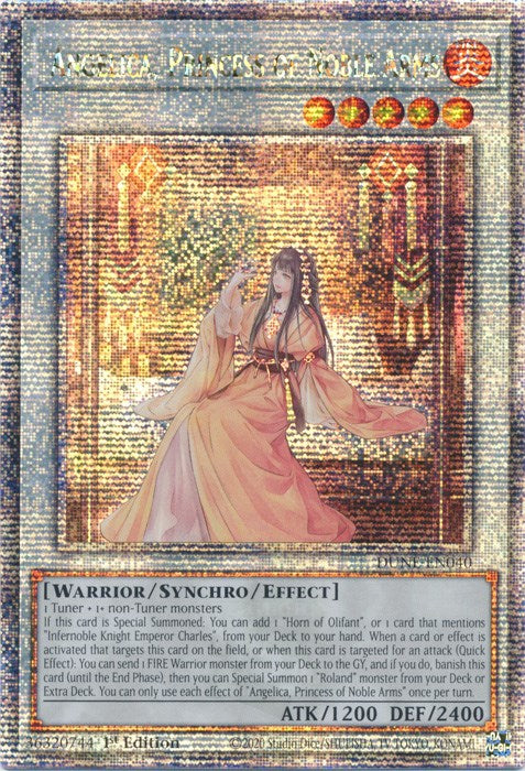 Angelica, Princess of Noble Arms [DUNE-EN040] Quarter Century Secret Rare | Total Play
