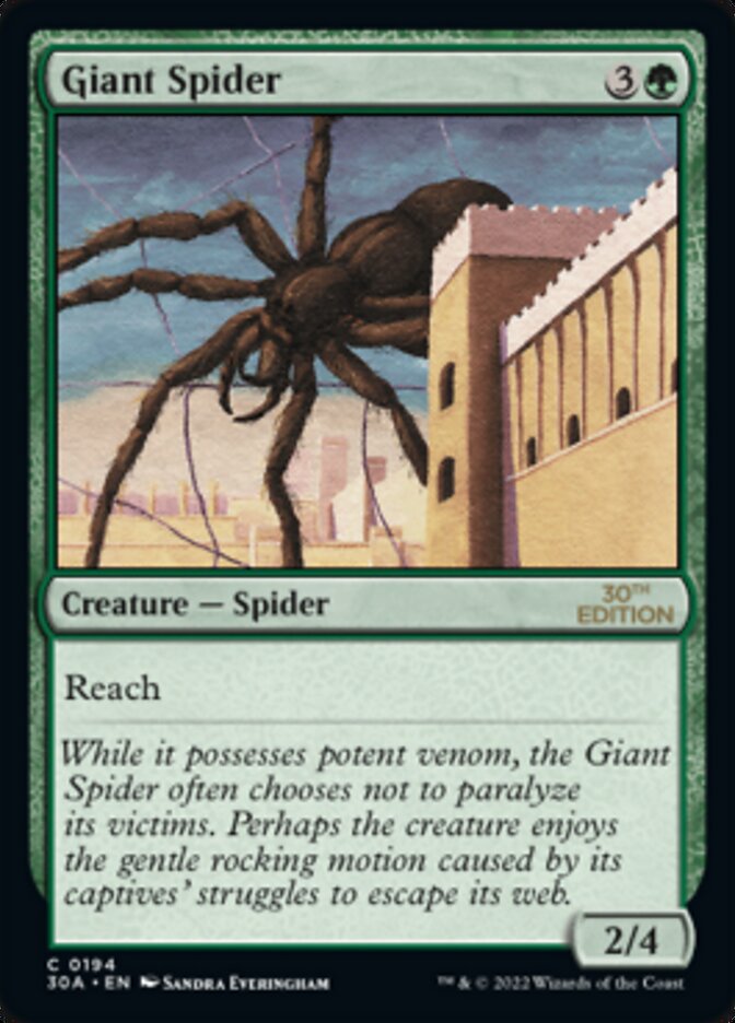 Giant Spider [30th Anniversary Edition] | Total Play