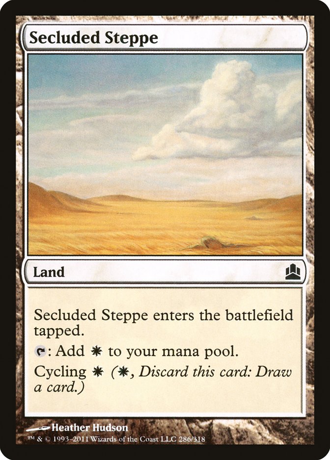 Secluded Steppe [Commander 2011] | Total Play