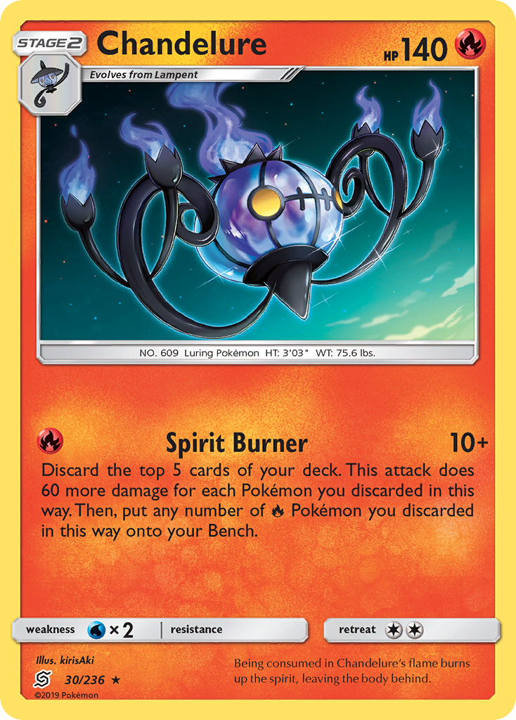 Chandelure (30/236) [Sun & Moon: Unified Minds] | Total Play