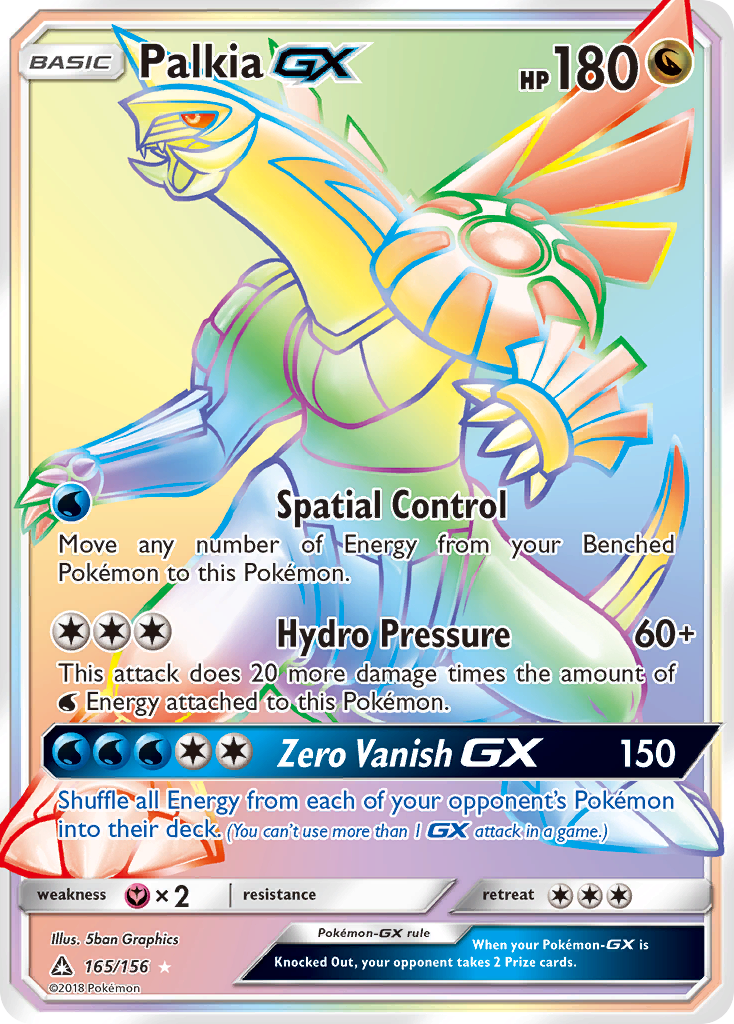 Palkia GX (165/156) [Sun & Moon: Ultra Prism] | Total Play