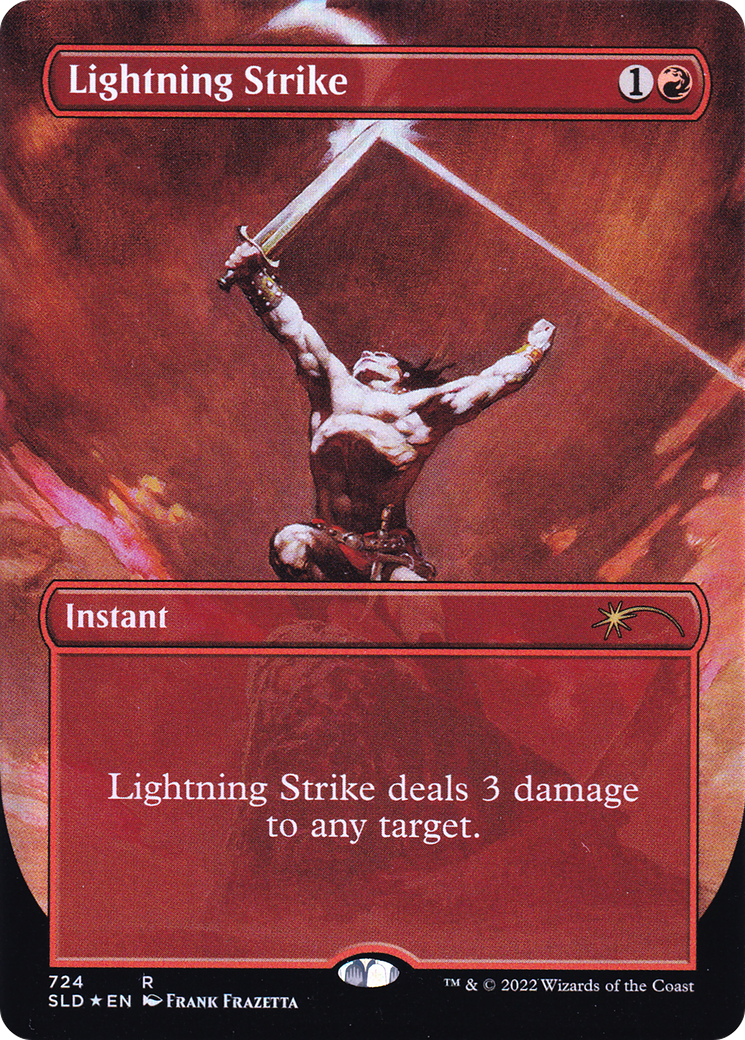 Lightning Strike (Borderless) [Secret Lair Drop Promos] | Total Play