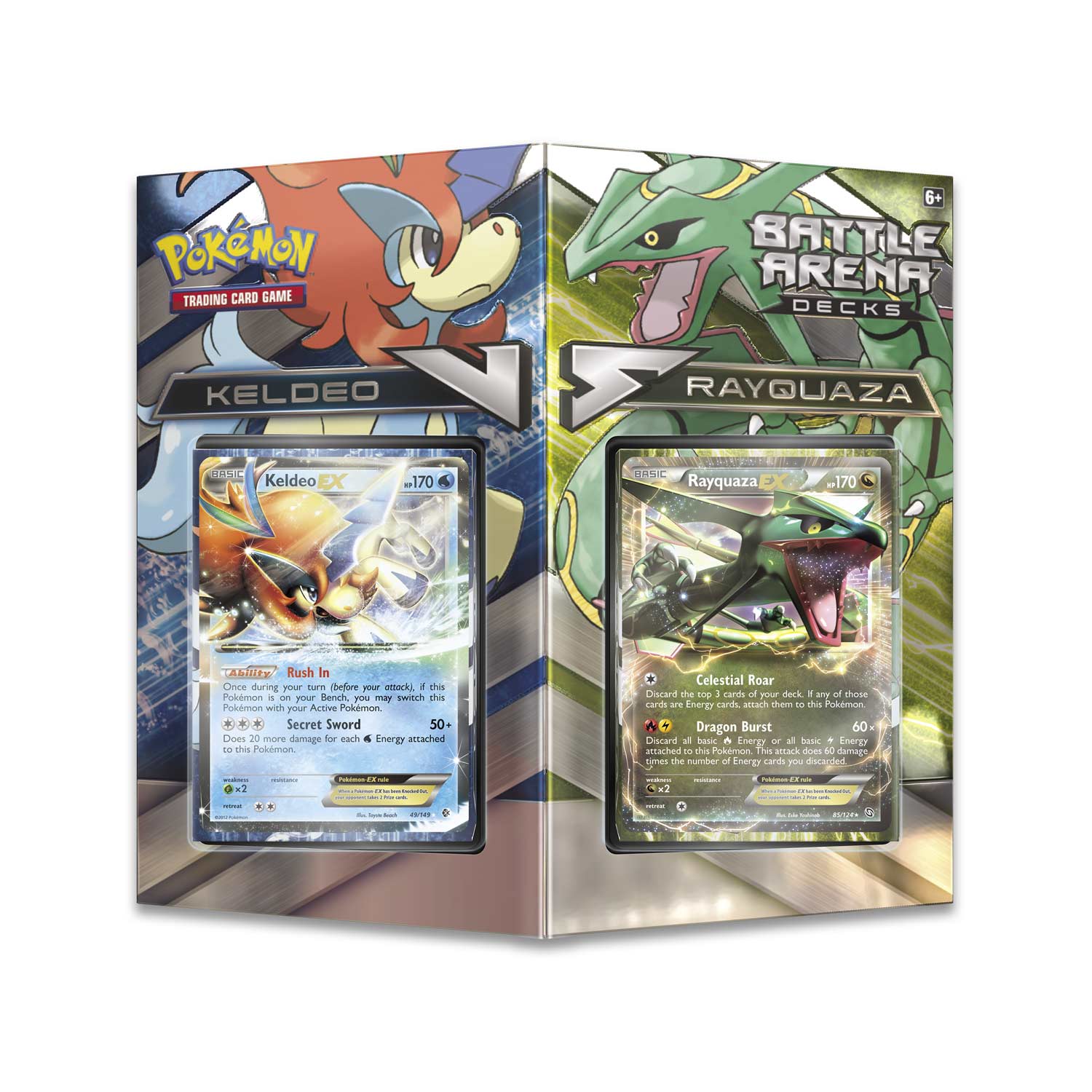 XY: Steam Siege - Battle Arena Decks (Rayquaza vs. Keldeo) | Total Play