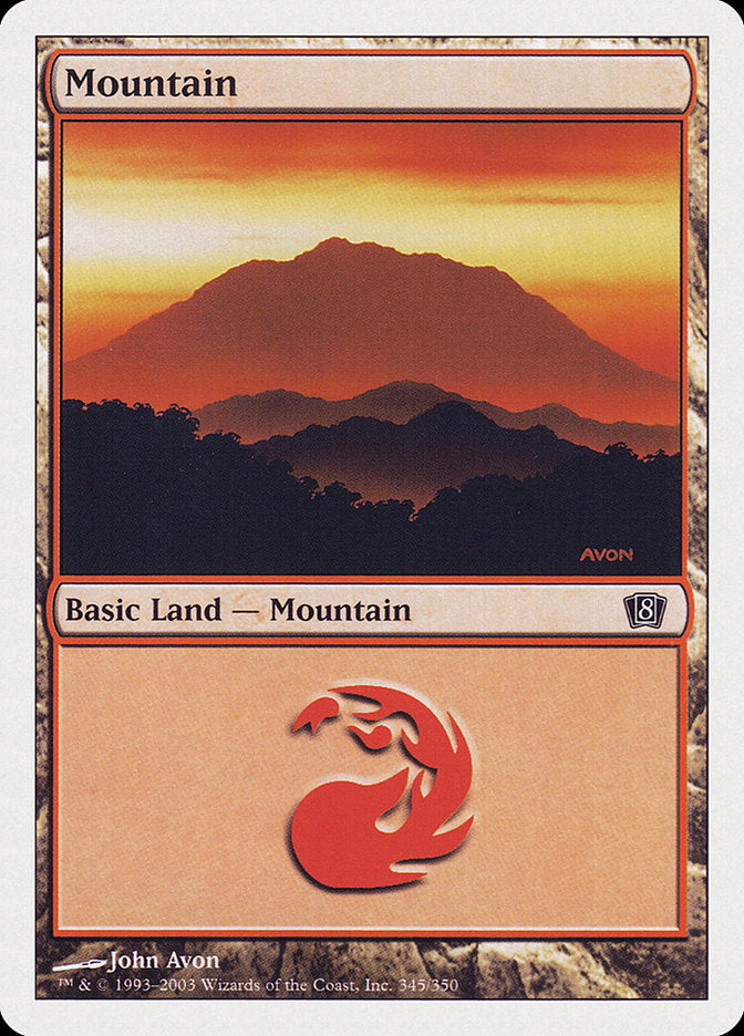 Mountain (345) [Eighth Edition] | Total Play